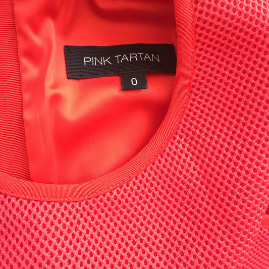 Pink Tartan Neoprene top - size 0