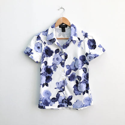 Pink Tartan Rose Blouse - size 2