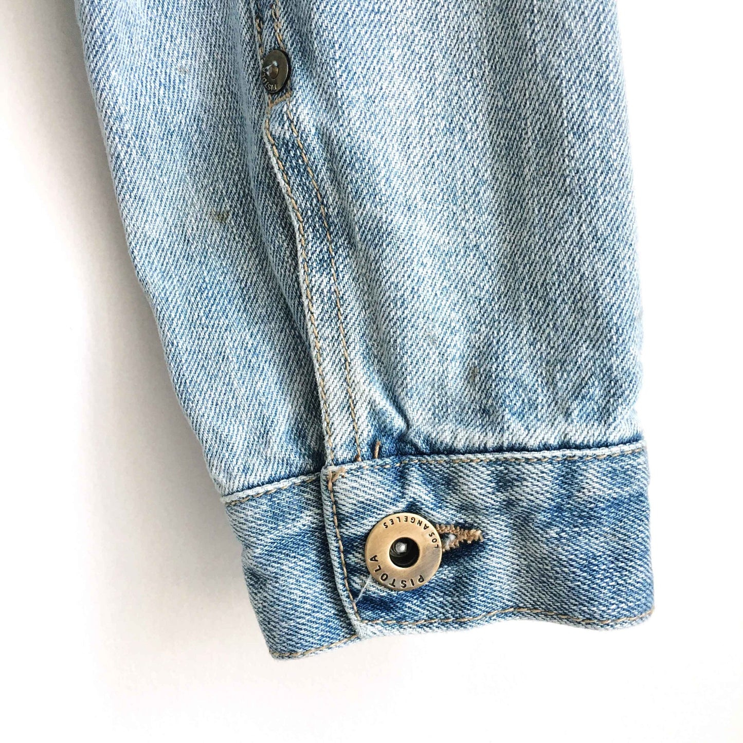 Pistola Naya cropped denim jacket - size Medium