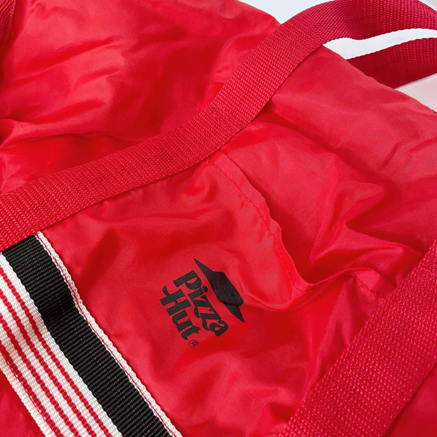 vintage 80's pizza hut promo duffel bag bag