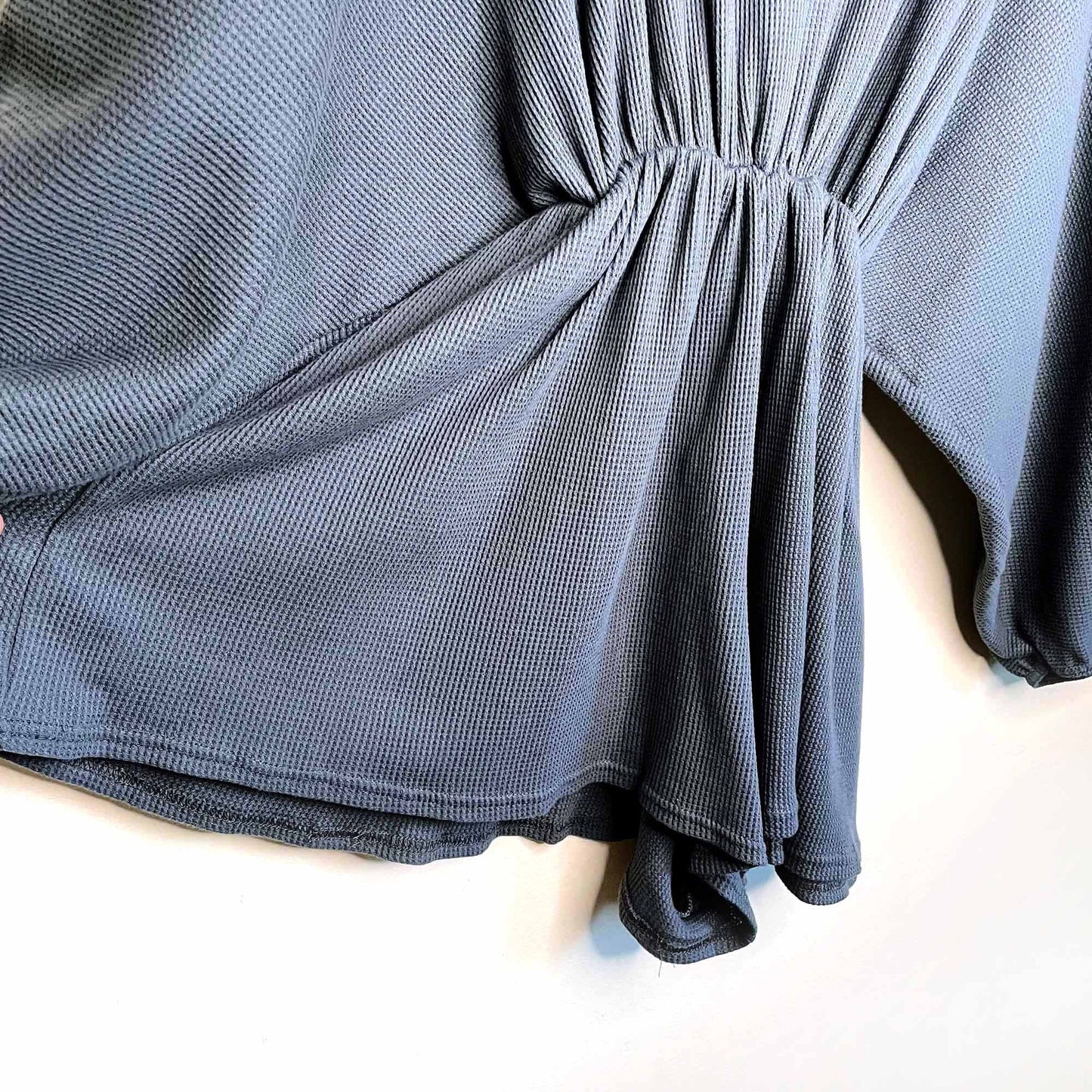 nwt pretty little thing waffle kimono sleeve playsuit - size 4