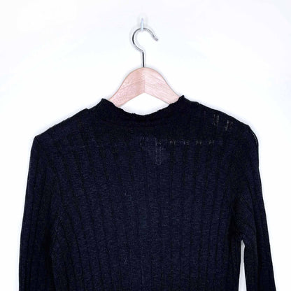 nwt pretty little thing ribbed sweater dress - size small
