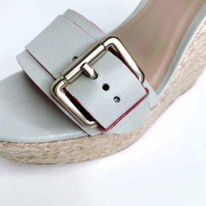 pour la victoire jaclyn wedge espadrilles sandals - size 8