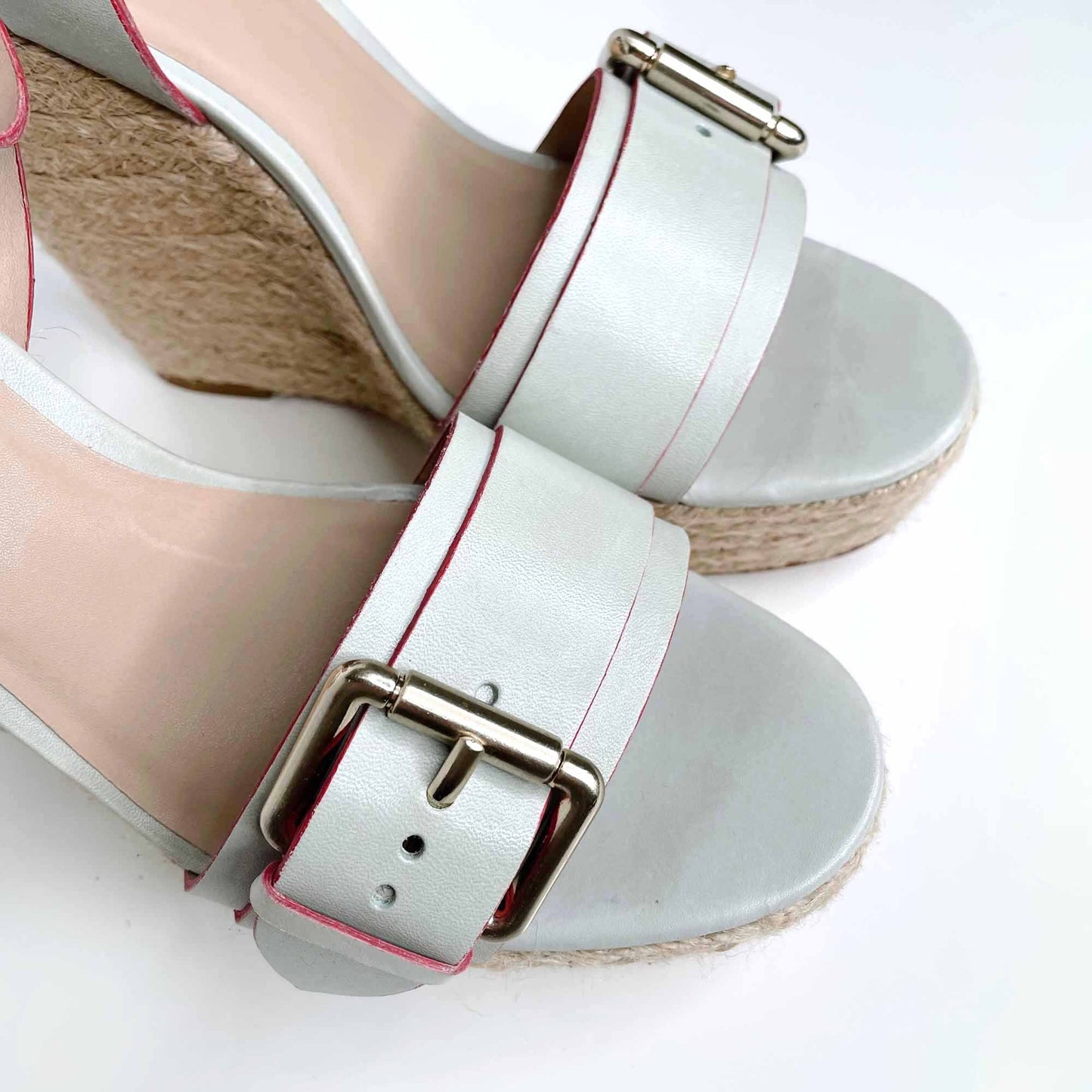 pour la victoire jaclyn wedge espadrilles sandals - size 8