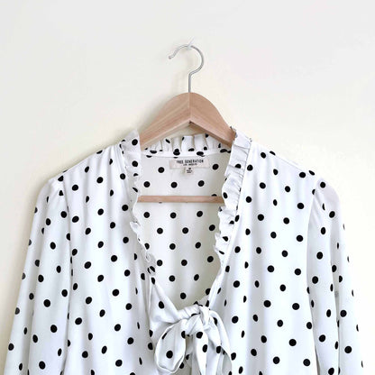 free generation polka dot ruffle romper - size medium