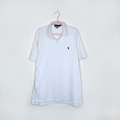 polo ralph lauren classic fit pique polo - size large