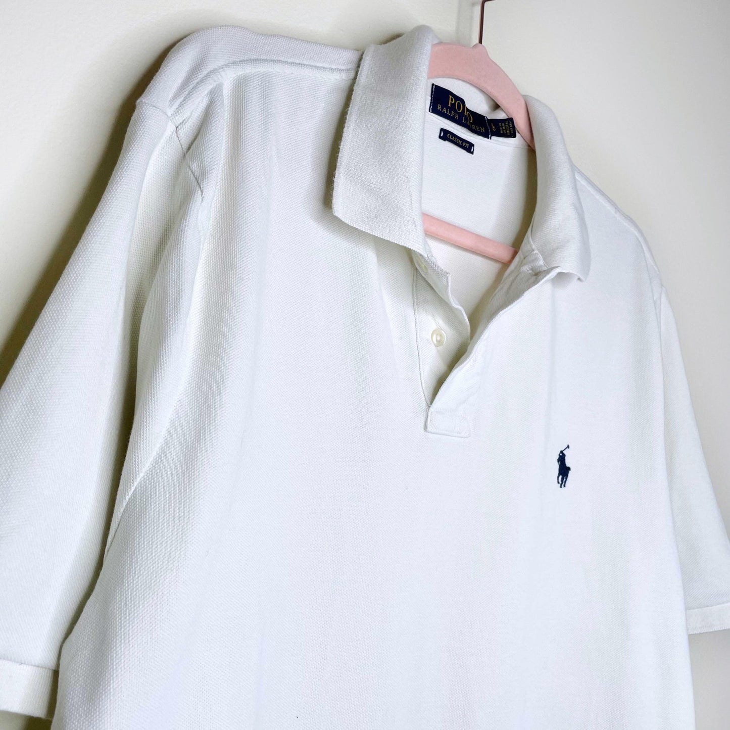 polo ralph lauren classic fit pique polo - size large