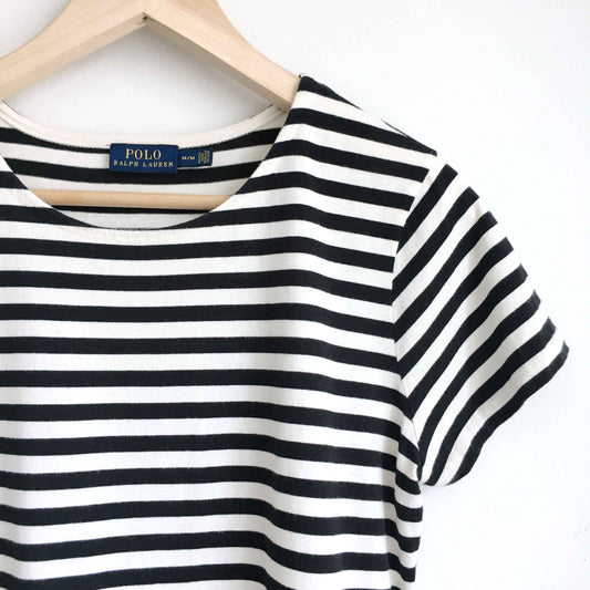 Polo Ralph Lauren striped peplum tee - size Medium