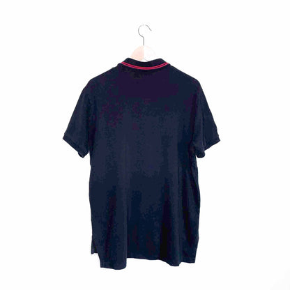 polo ralph lauren custom fit red 8 black polo shirt - size large