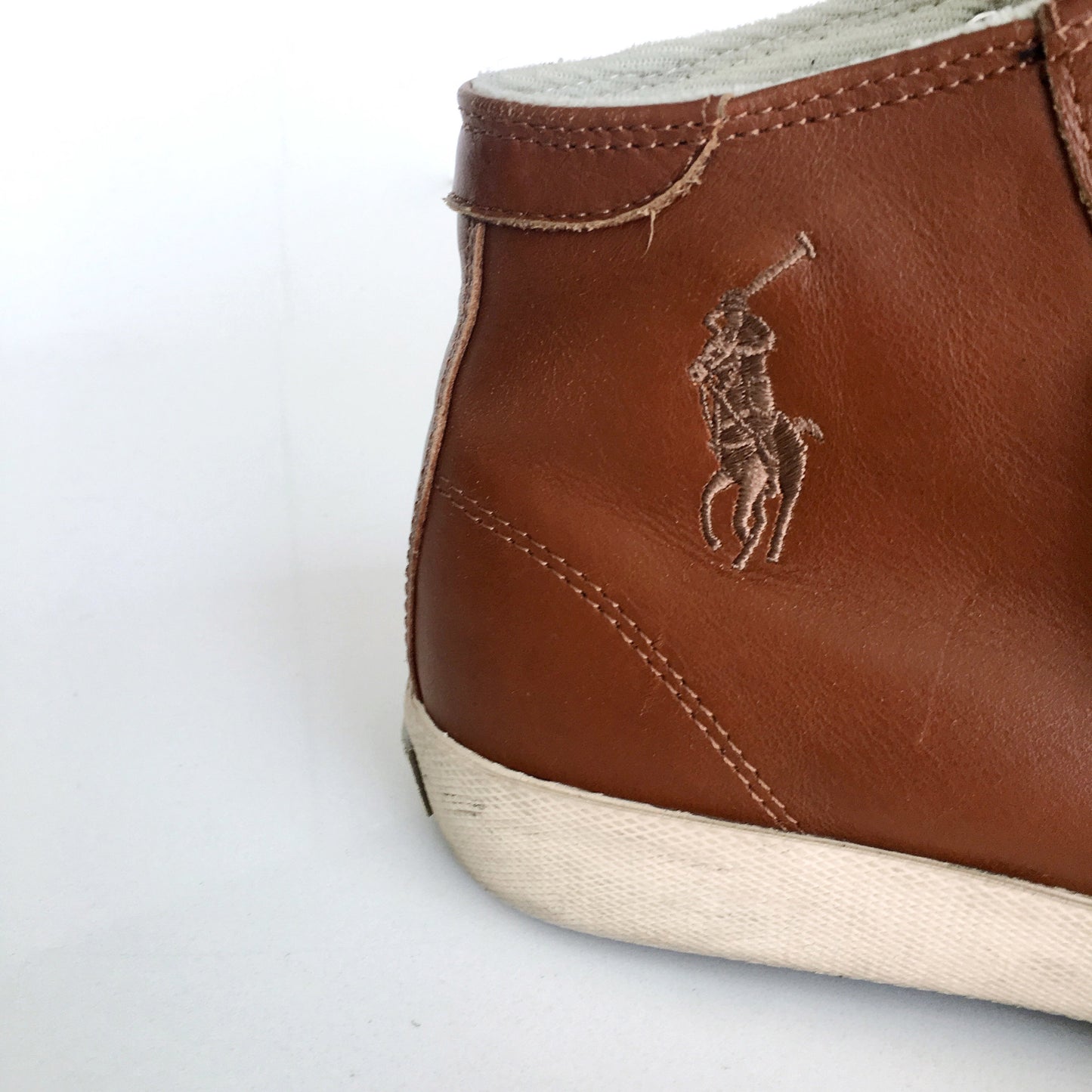 Vintage Polo Ralph Lauren High Tops - size 8.5