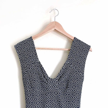 Postmark Rolo diamond criss cross back dress - size 8