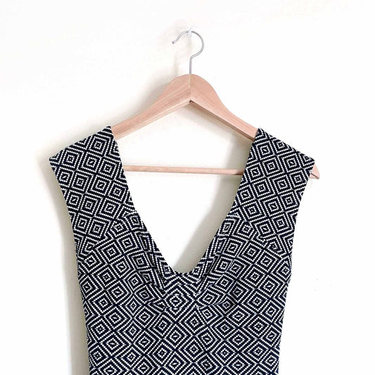 Postmark Rolo diamond criss cross back dress - size 8