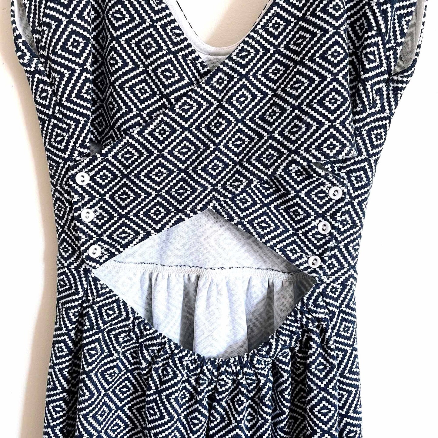 Postmark Rolo diamond criss cross back dress - size 8