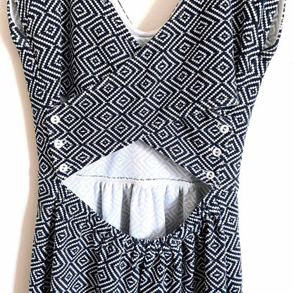 Postmark Rolo diamond criss cross back dress - size 8