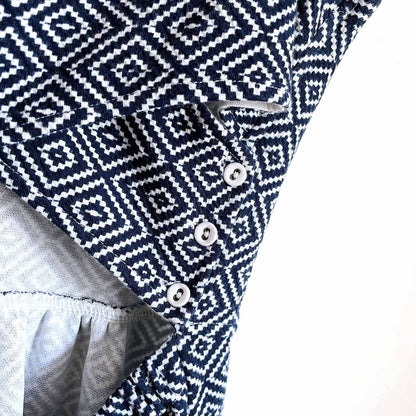 Postmark Rolo diamond criss cross back dress - size 8