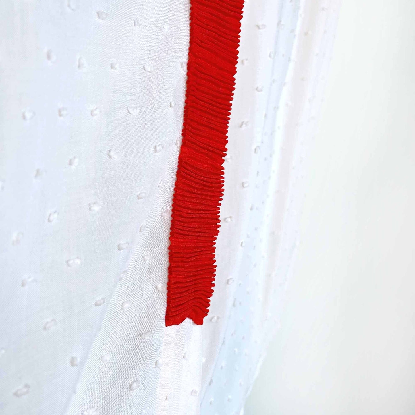 postmark louisa swiss dot sleeveless blouse - size 4