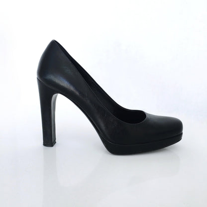 Prada square-toe leather pumps - size 36.5