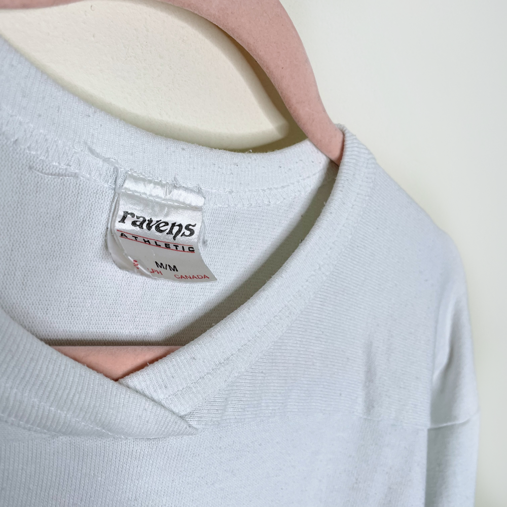 vintage ravens athletics princeton sweatshirt jersey - size medium