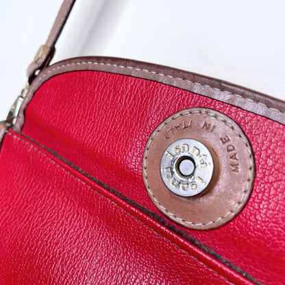 vintage i sante leather reversible cross body purse