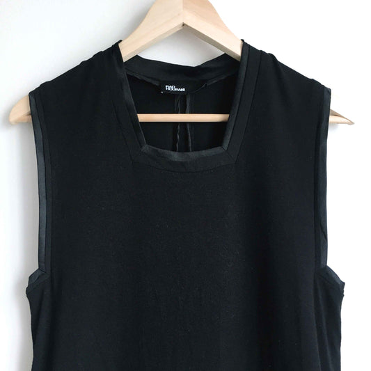 Rad Hourani unisex jersey dress with silk trim - size xs