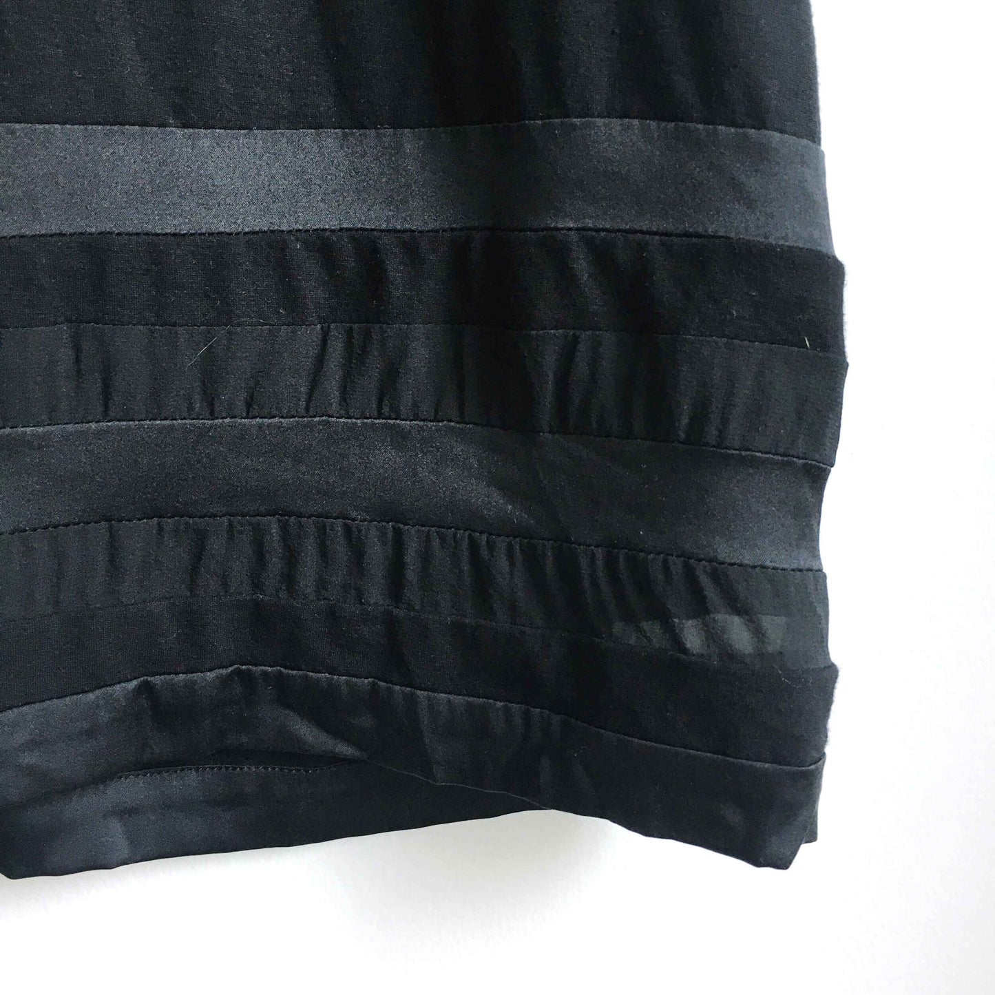 Rad Hourani unisex jersey dress with silk trim - size xs