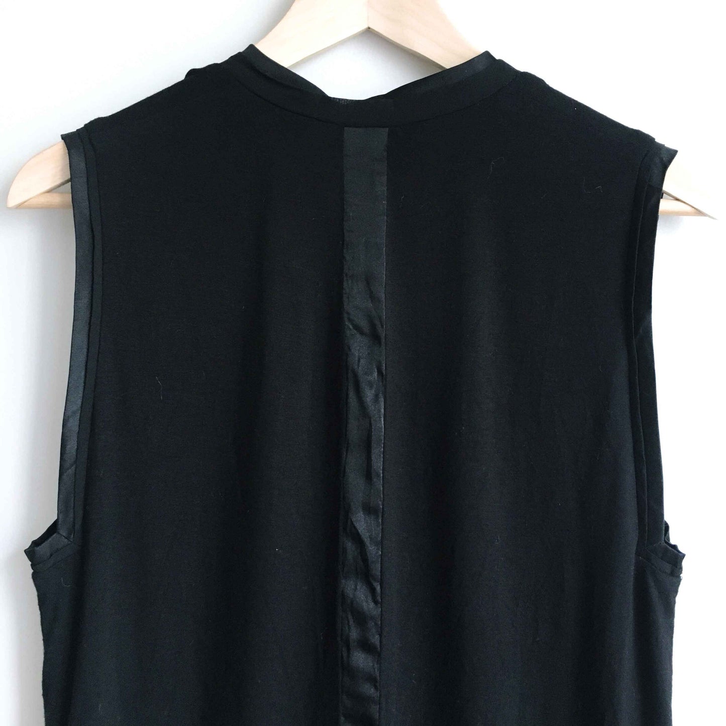 Rad Hourani unisex jersey dress with silk trim - size xs