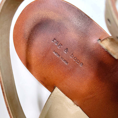 rag & bone leather quinn thong sandal - size 38