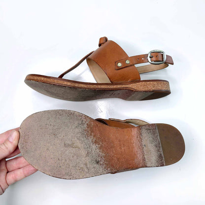 rag & bone leather quinn thong sandal - size 38