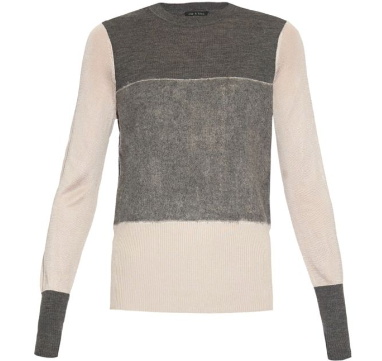 Rag &amp; Bone 'Marissa' Merino Wool Crewneck Sweater - size Small