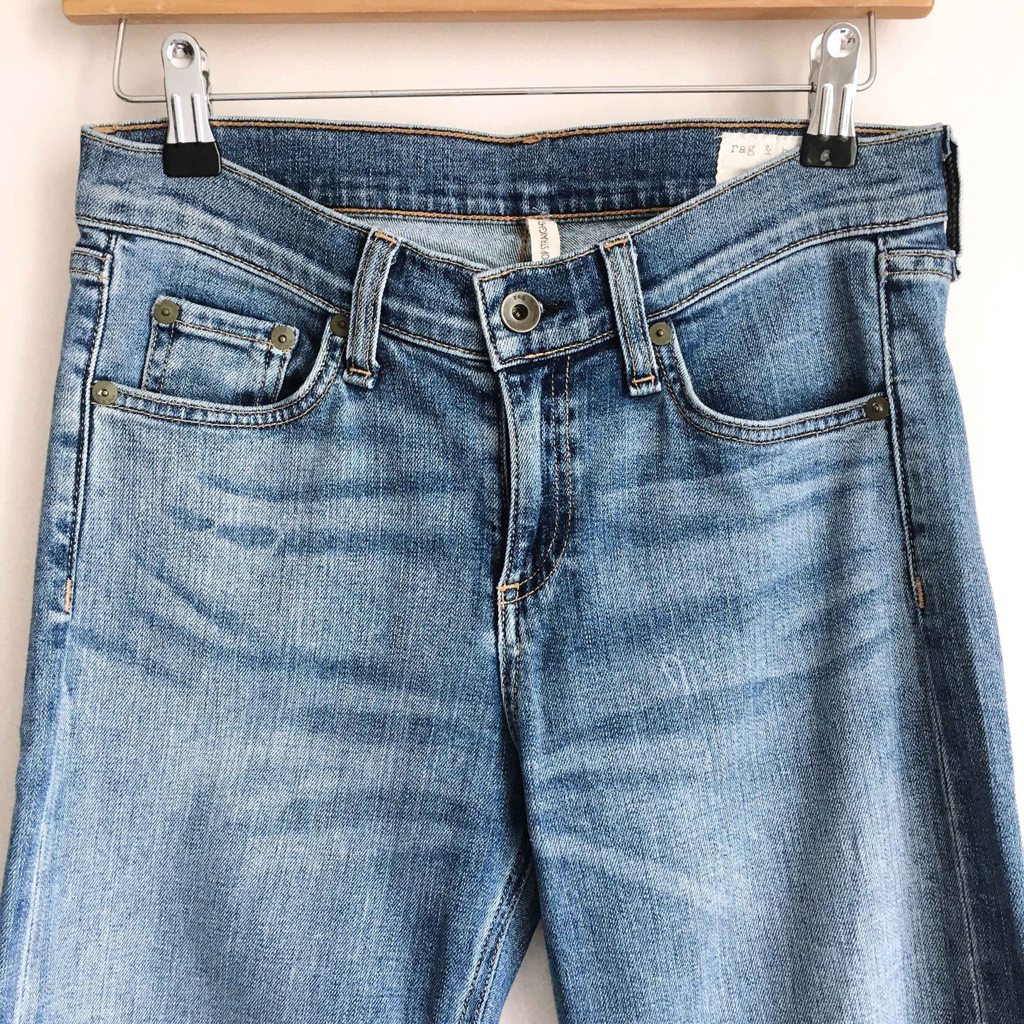 Rag &amp; Bone crop straight leg jeans - size 25