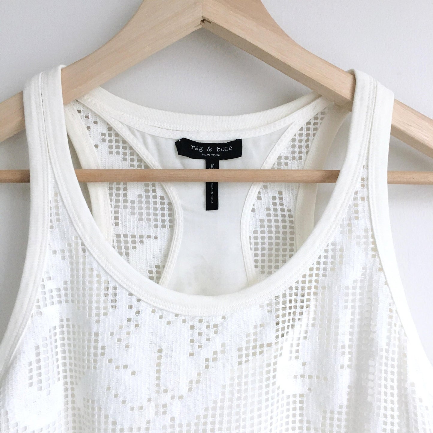 Rag & Bone Stella Crochet Tank - size Medium