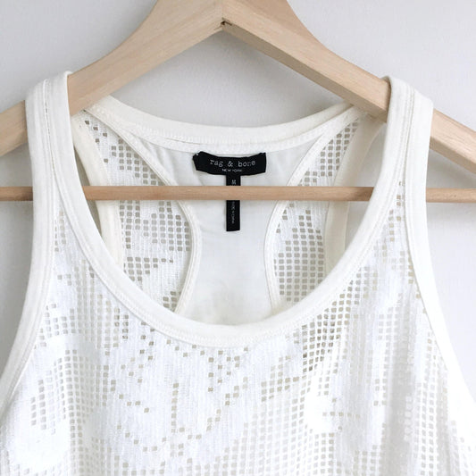Rag & Bone Stella Crochet Tank - size Medium