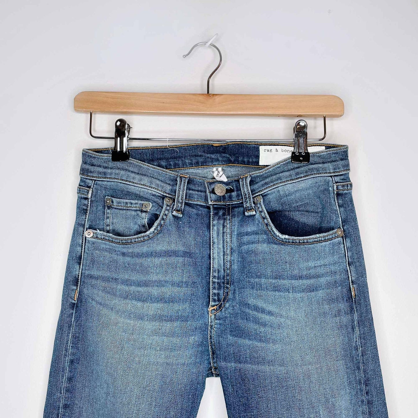 Rag &amp; Bone 10 inch crop flare painted - size 27