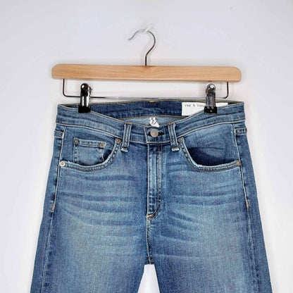 Rag &amp; Bone 10 inch crop flare painted - size 27