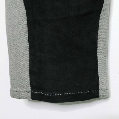 rag &amp; bone rally moto leather panel jeans - size 28