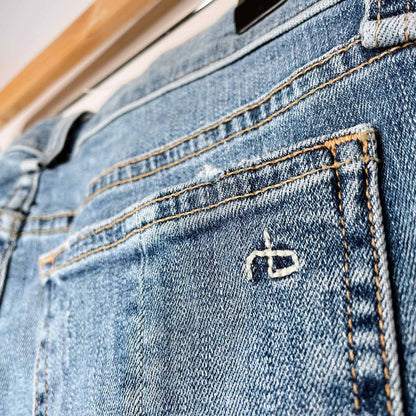 Rag &amp; Bone 10 inch crop flare painted - size 27