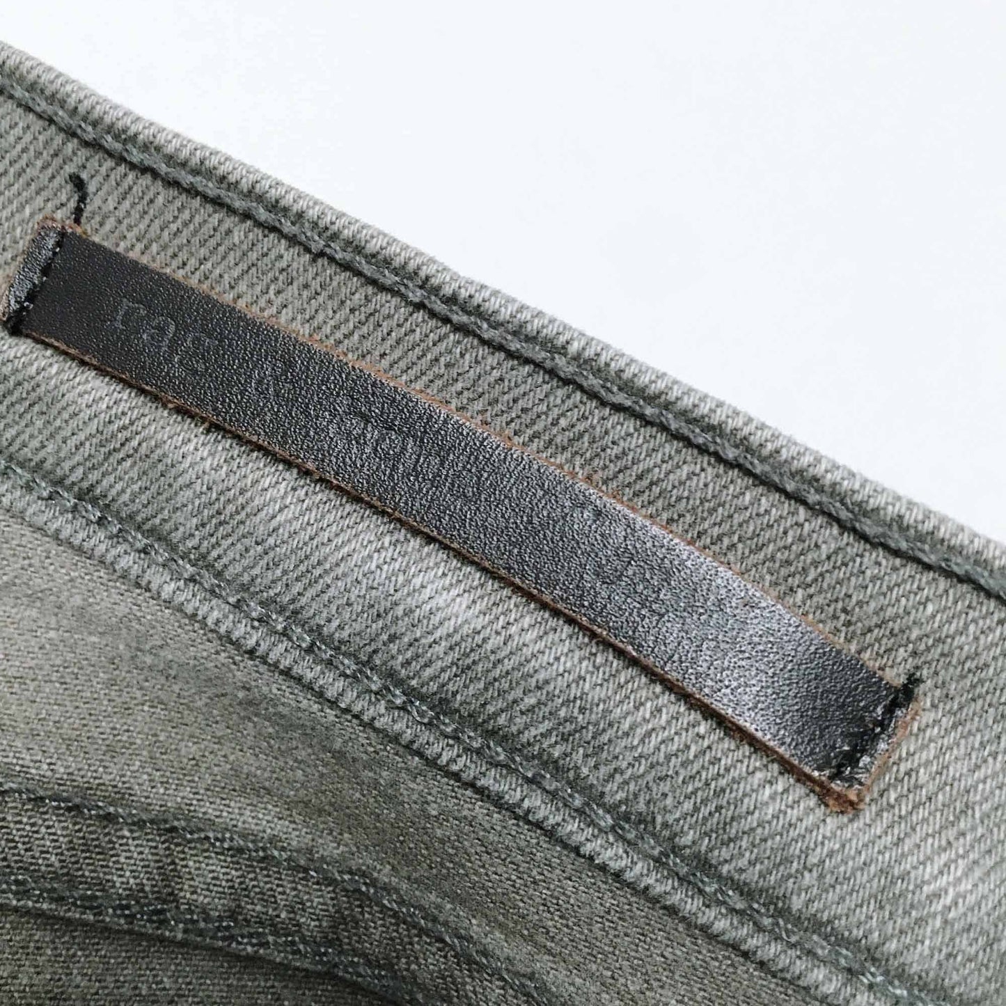 rag &amp; bone rally moto leather panel jeans - size 28