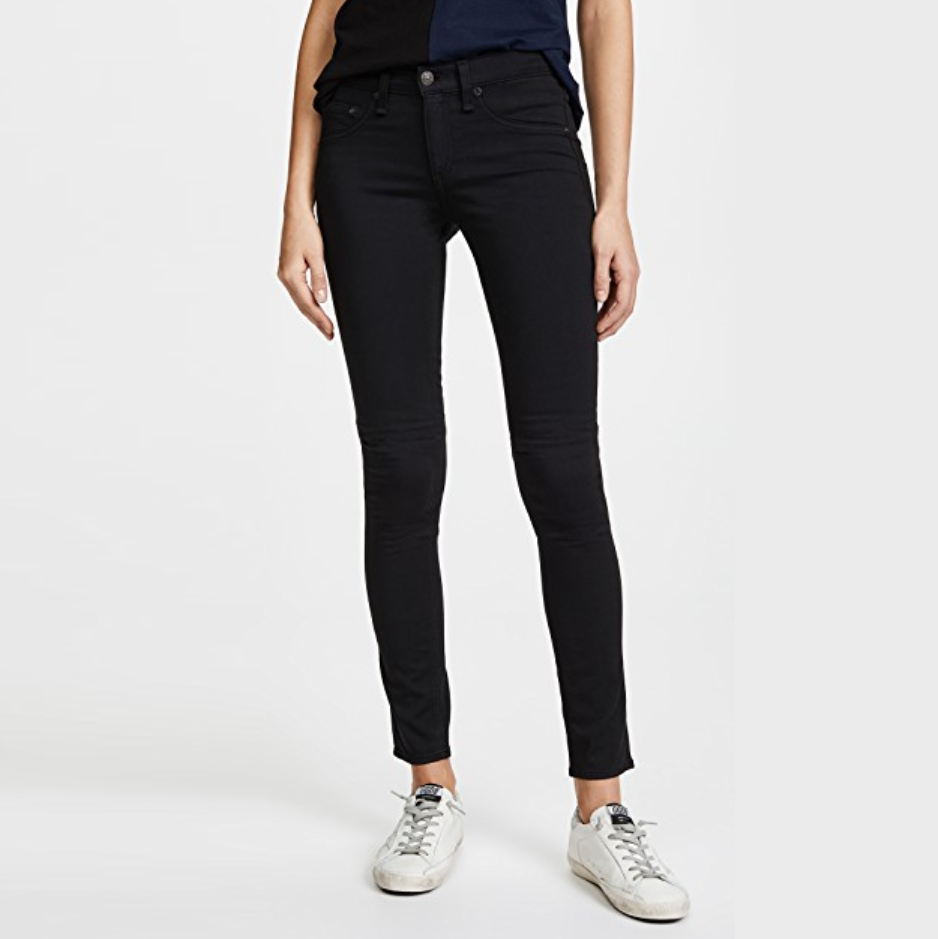 Rag &amp; Bone Legging in Black Plush - size 29