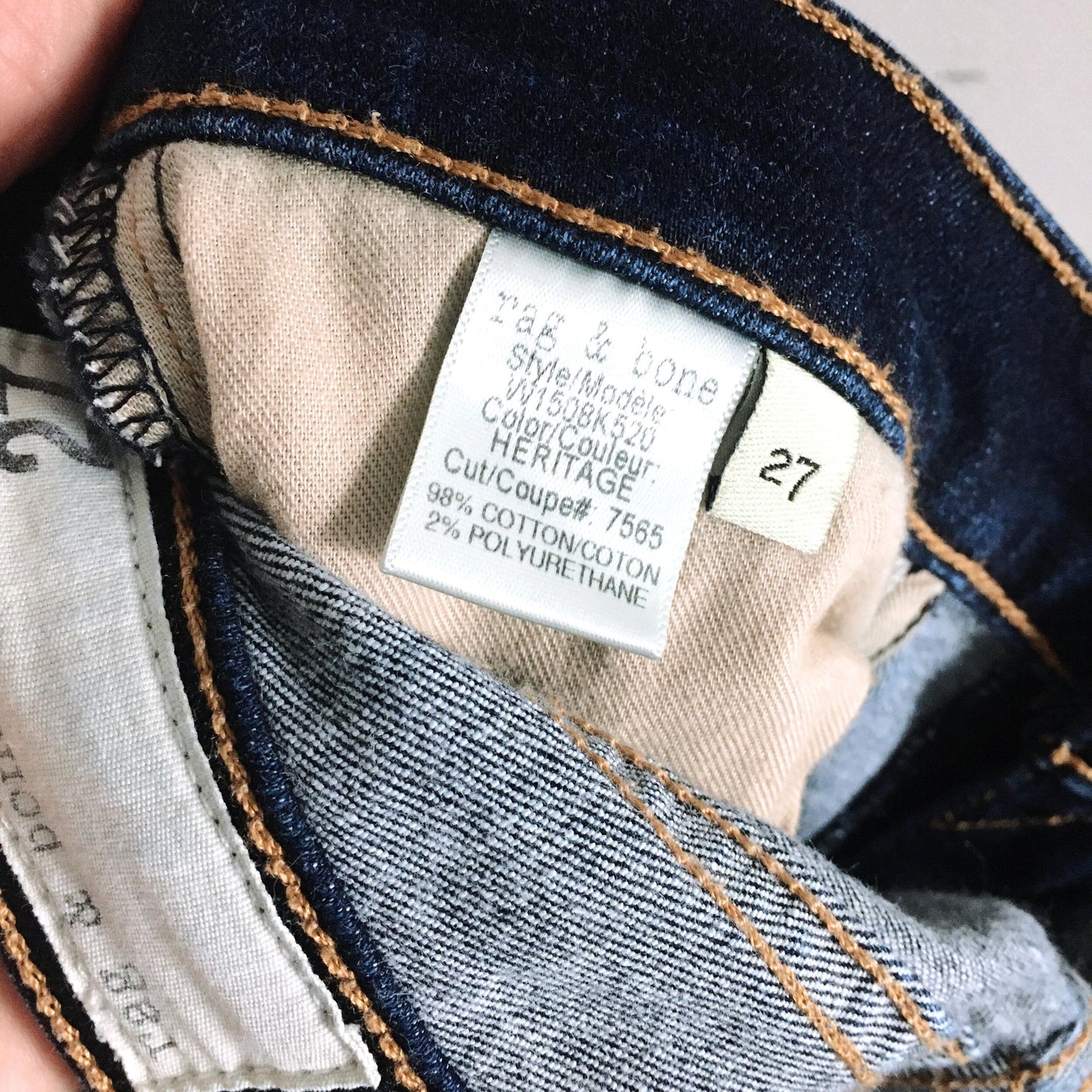 Rag &amp; bone Cigarette Straight - size 27x33