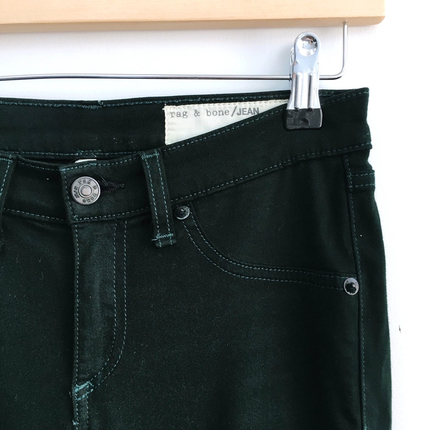 Rag &amp; Bone Legging in Scarab - size 25