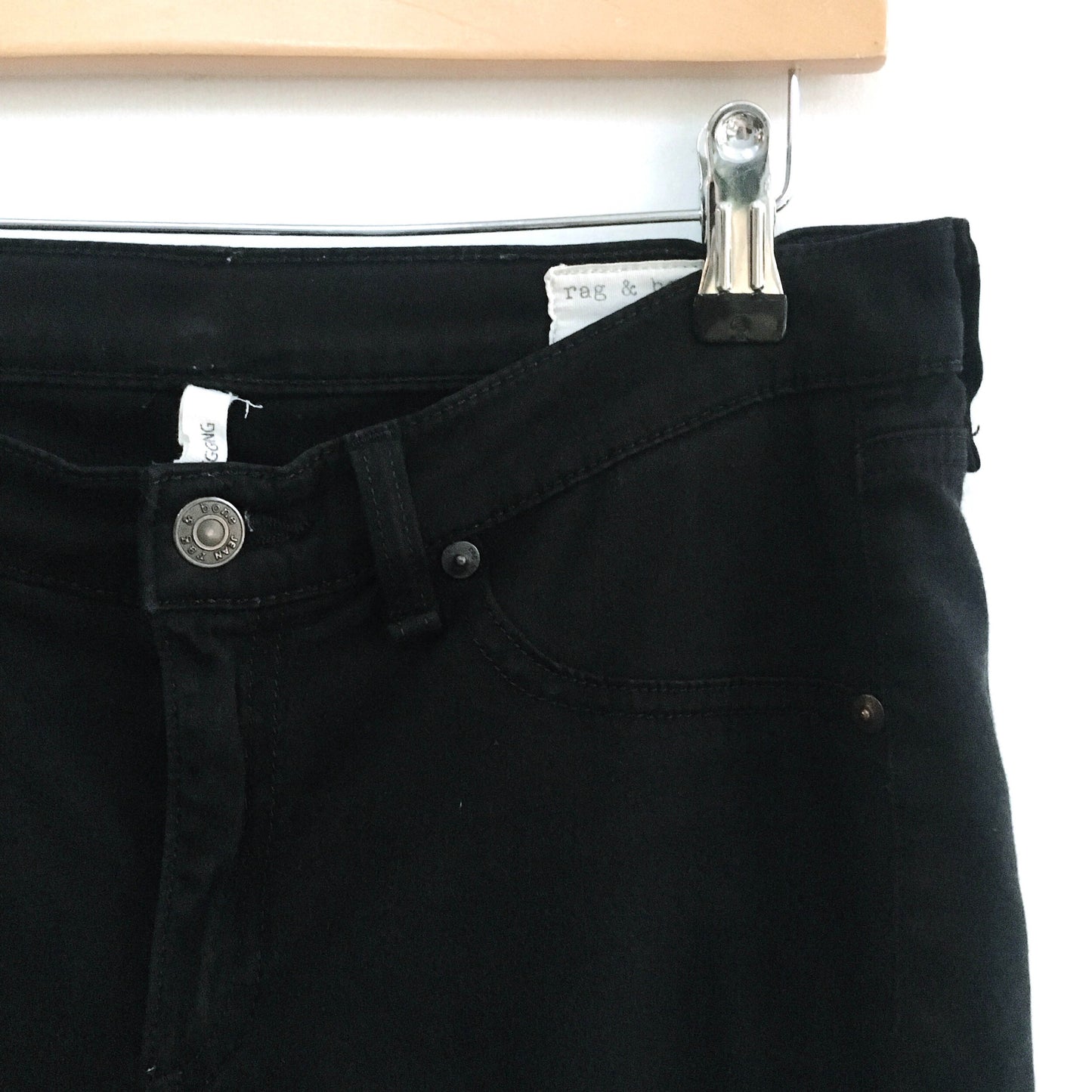 Rag &amp; Bone Legging in Black Plush - size 29