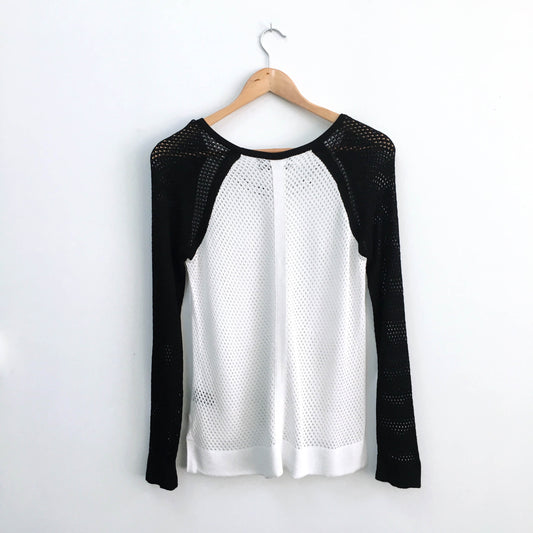 Rag &amp; Bone perforated knit pullover - size xs