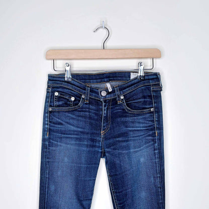 rag & bone skinny jeans in kensington wash - size 26