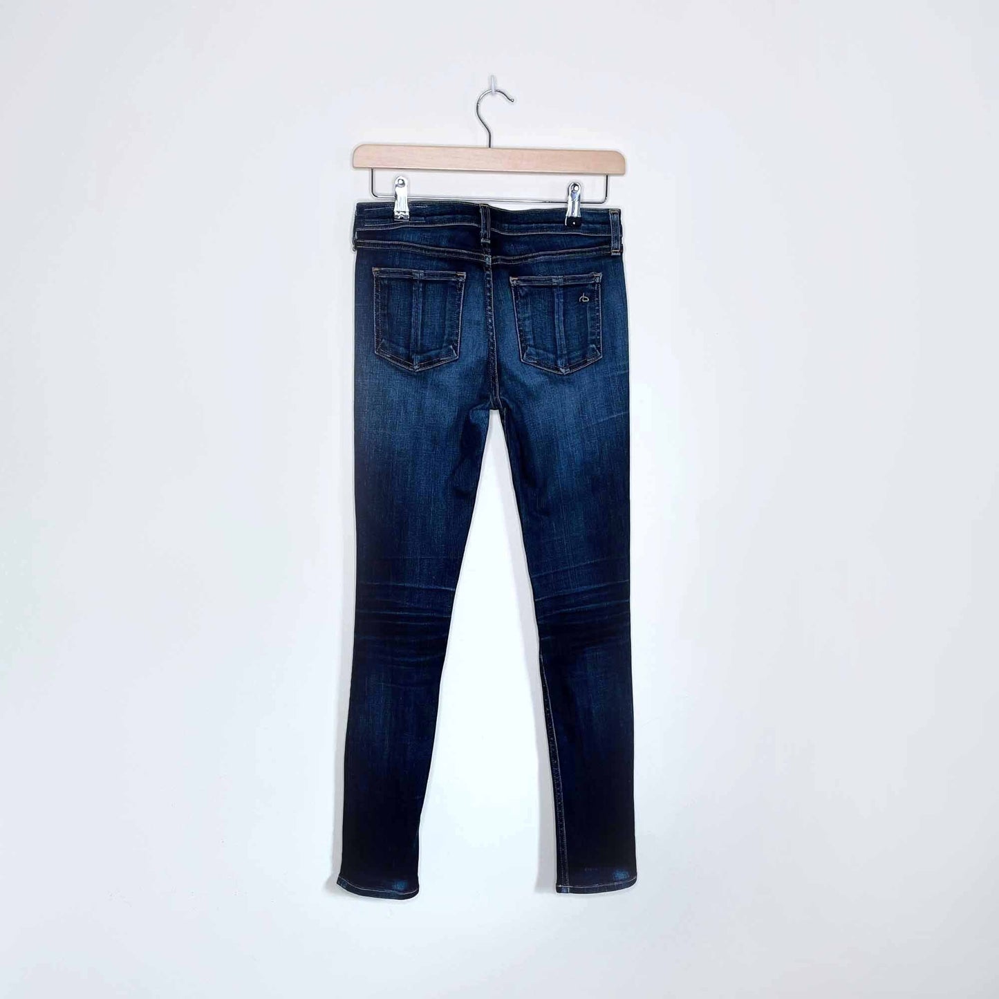 rag & bone skinny jeans in kensington wash - size 26