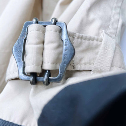 rag &amp; bone 3/4 sleeve short trench coat - size 8