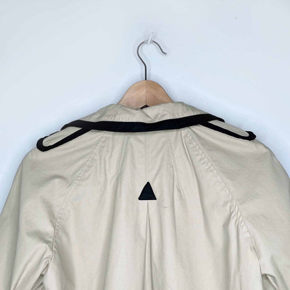 rag &amp; bone 3/4 sleeve short trench coat - size 8