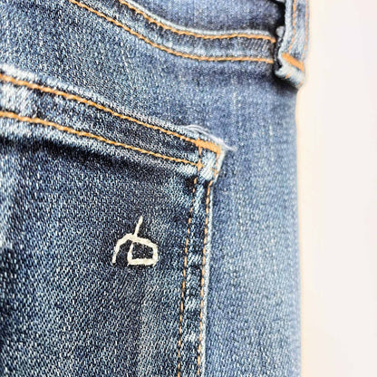 rag & bone skinny jeans in kensington wash - size 26