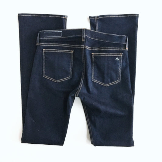 Rag &amp; Bone Stiletto Slim Bootcut Jeans - size 28