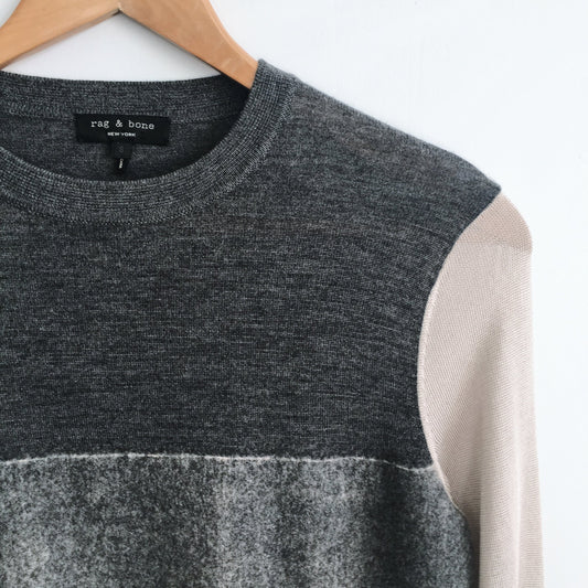 Rag &amp; Bone 'Marissa' Merino Wool Crewneck Sweater - size Small