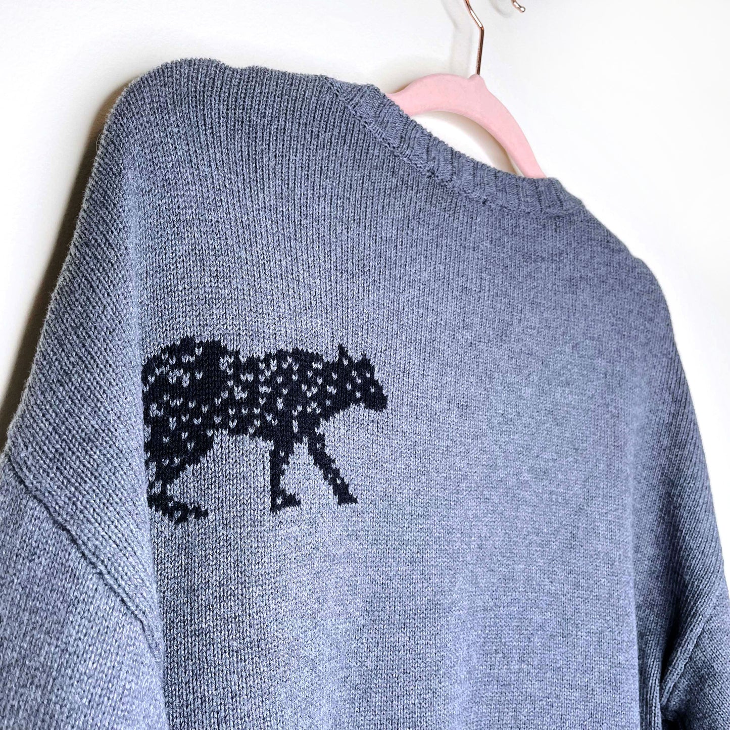 rails perci cotton-cashmere jungle cat sweater - size small